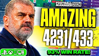 Anges AMAZING 4231433 FM24 Tactics  Best FM24 Tactics [upl. by Hartmann777]