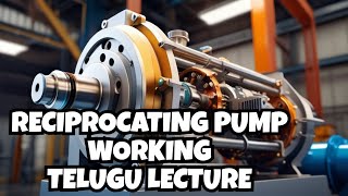 Reciprocating Pump Working  Reciprocating Pump Basics  Types of Pumps  Single Acting Pump [upl. by Orton]