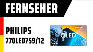 Fernseher Philips 77OLED75912  TEST  Deutsch [upl. by Adiene]