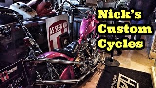 Nicks Custom Cycles  A Walk thru Motorcycle History [upl. by Antoinette]