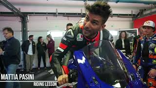 Mattia Pasini sul Moto Trainer [upl. by Hillari]