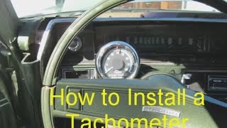 How to Install a Tachometer [upl. by Annuaerb]