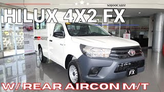 2022 Hilux Fleet 24 4x2 FX with Rear Aircon MT  SoJooCars [upl. by Namlak]