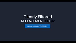 Clearly Filtered Pitcher Replacement Filter Installation [upl. by Abercromby5]