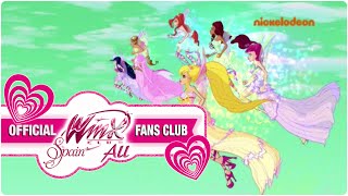 Harmonix con TODAS las Winx 5ª Temporada Winx Club CASTELLANO [upl. by Ailhad]