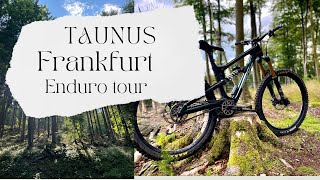 Enduro MTB tour Feldberg Taunus [upl. by Ahtennek806]