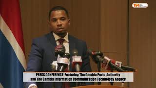 PRESS CONFERENCE Featuring The Gambia Ports Authority and The Gambia Information Communication [upl. by Oile]