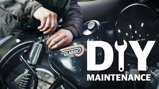 Preride DIY Maintenance  The AllNew Classic 350 [upl. by Notnilk129]