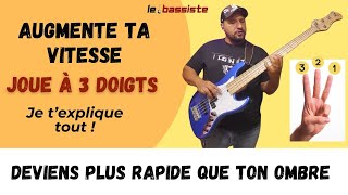 JEU À 3 DOIGTS BASSE TECHNIQUE explications [upl. by Aidyl]