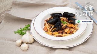 Pasta e fagioli con le cozze  LE BUONE RICETTE DI PAM E PANORAMA [upl. by Kealey]