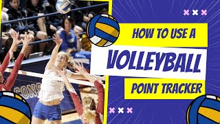 How to use Volleyball Point Tracker sheets in Volleyball [upl. by Negem]