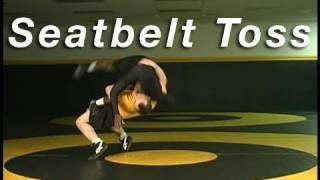 Single Leg Seatbelt Toss Cary Kolat Wrestling Moves [upl. by Sukramed]