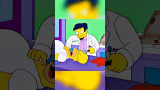 Homers Haunting New Scalp😱 simpsons shorts [upl. by Cindie]