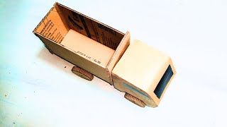 How to make Truck with cardboard  TGX DIY [upl. by Yeltrab]