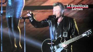 Johnny Hallyday allume le feu à Nancy [upl. by Naltiak]