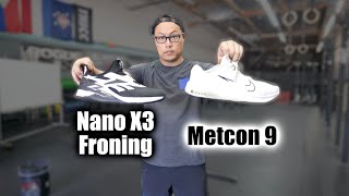 Nano X3 Froning vs Metcon 9 Snatches [upl. by Josephson]