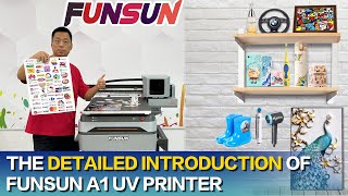 Detailed Introduction Of Funsun A1 UV DTF Printer [upl. by Prowel]