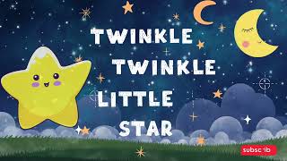 quotTwinkle Twinkle Little Star Nursery Rhyme  Sing Along for Kidsquot [upl. by Anaihr674]