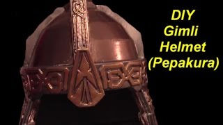 DIY Gimli Helmet Pepakura [upl. by Behn]