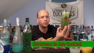 How To Make The Christmas In July Cocktail [upl. by Hewart721]