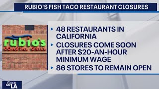 Rubios closing 48 CA restaurants [upl. by Esinyl]