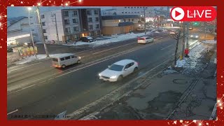 北海道札幌市白石区国道12号線上線 LIVEカメラ24時間混雑状況カメラ中継、株式会社ウィルコミュニケーションズ、HokkidoSapporoLIVEKarma [upl. by Vilberg]