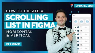 Horizontal amp Vertical Scrolling Tutorial in Figma Updated 2024 [upl. by Kryska661]