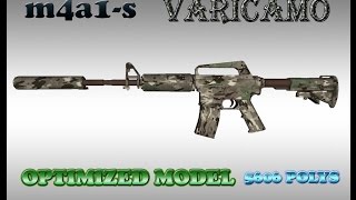 CSGO M4A1S VARICAMO HD skin for CS 16 [upl. by Razatlab894]