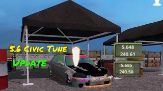 564 Honda Civic Tune  No Limit Drag Racing 20 [upl. by Jerman]