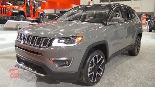 2019 Jeep Compass Limited 4x4  Exterior And Interior Walkaround  2019 Quebec Auto Show [upl. by Asaret]