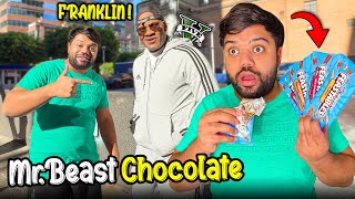 Trying MrBeasts Chocolate For The First Time 🍫😍 I Met The Reallife Franklin From GTA 5 😱 [upl. by Lennon]