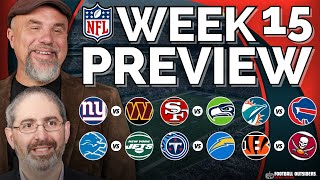 NFL Week 15 Preview  Giants amp Commanders Battle for Wild Card Spot  Schatz amp Tanier [upl. by Rednal]