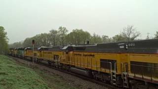 A Must See  A 35 SD402 Locomotive Power Move [upl. by Minny]