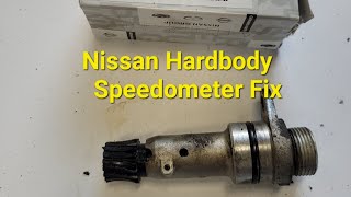 Nissan Hardbody D21 Speedometer Fix and New Needle Installation [upl. by Akiemahs]