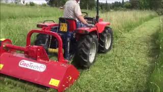 Betrieb des Mulchers für mittelschwere Einsätze GeoTech Pro MFM125 fest [upl. by Nnylyram]