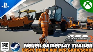 🛣Viele neue Jobs und Fahrzeug😁👍Neues Gameplay Material zu STRAßENMEISTEREI SIMULATOR 2  Aerosoft [upl. by Lody]