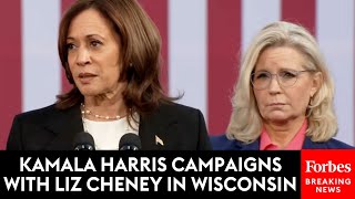 BREAKING NEWS Liz Cheney Speaks At Kamala Harris Campaign Event In Ripon Wisconsin [upl. by Eggett803]