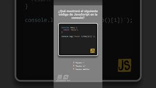 JavaScript  Reto 37 🔥 ¿Qué imprimirá este código JavaScript 🤔 ¡La respuesta te sorprenderá [upl. by Alleuqcaj]