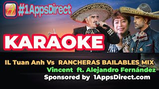 KARAOKE RANCHERAS BAILABLES MIX LOS FERNANDEZ 1appsdirect TEXT 213 2935272 [upl. by Nairod404]