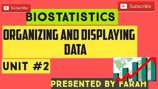 Biostatistics  unit 2  Organizing and Displaying Data  Lecture with mcqs BSN  PRN [upl. by Aneek]