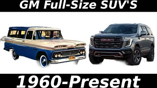 GM FullSize SUV Evolution 1960Present [upl. by Janelle139]