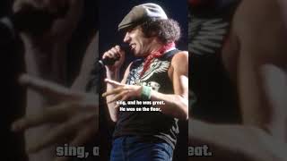 Bon Scott Couldnt Forget Brian Johnson After This Show [upl. by Meela]