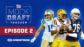 Giants Mock Draft Tracker 20 Analyzing the NFL Prospects  New York Giants [upl. by Kikelia]