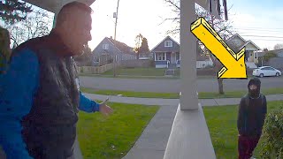 PORCH PIRATE GETS OWNED BY HOMEOWNER [upl. by Hecklau872]