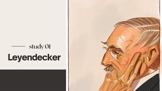 Leyendecker Study Clip Studio Paint [upl. by Emilio2]