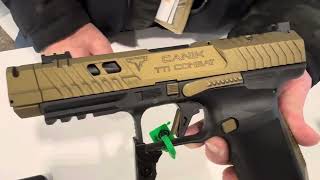 Canik TTI Combat 9mm Tactical Pistol at SHOT Show 2024 Chad takes DR through it [upl. by Soraya]