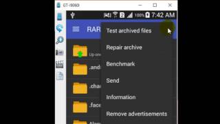 How to archive files using rar in android phone [upl. by Kirstin]