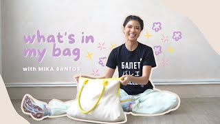 Whats in a Ballet Dancers Bag Mika Santos of Atlanta Ballet [upl. by Laerol]