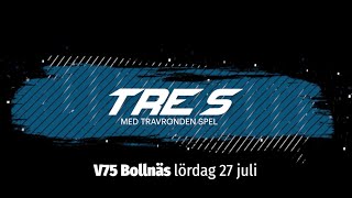 Speltips V75 Bollnäs  27 juli [upl. by Nim]