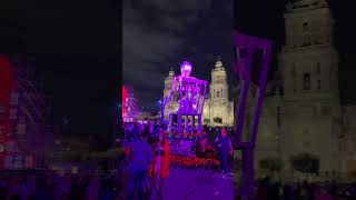 💀HUGE Skeletons for Day of the Dead 🕯️ Zocalo  Mexico City 🇲🇽 [upl. by Oiromed]